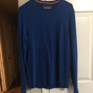 Men's Urban Pipeline Long Sleeve Max Flex Shirt--Size M--Blue 